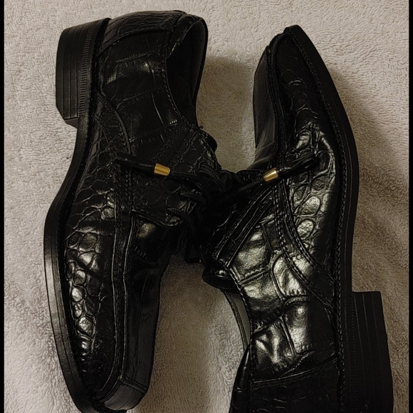 State street men's black shoes size 6 - Picture 6 of 10